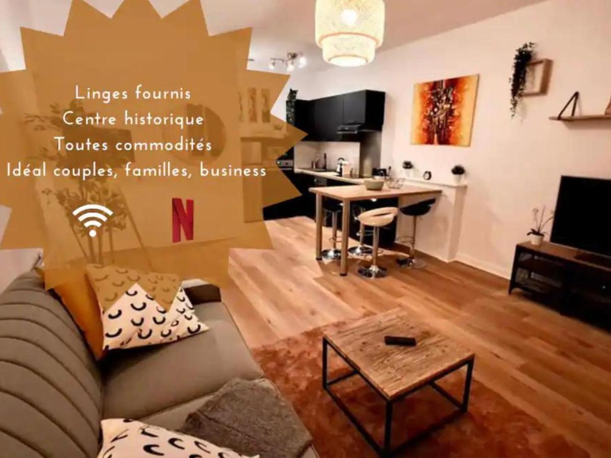 ניורט Le Saint Jean , Centre Historique, Wifi, Tout Equipe, Ideal Famille, Business, Ou Simple Escapade מראה חיצוני תמונה