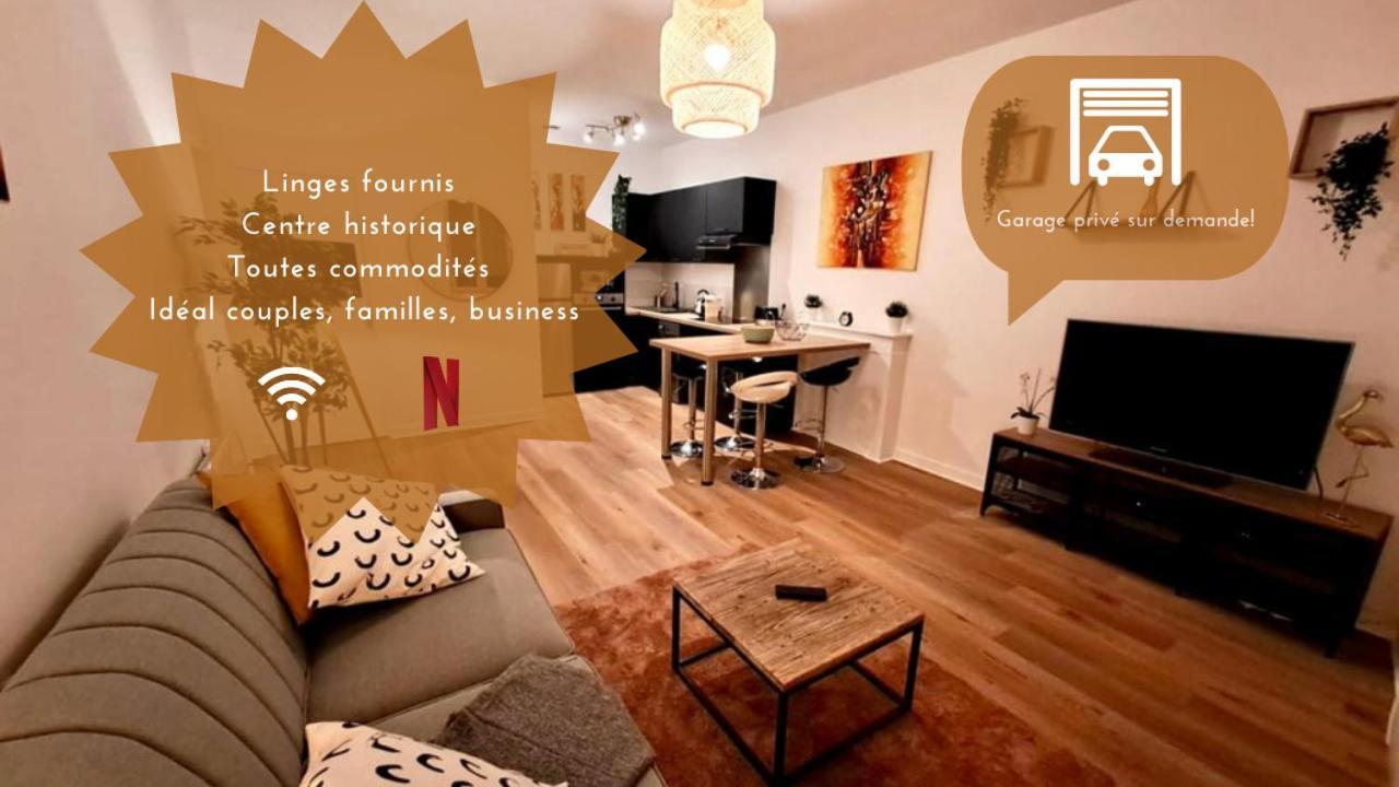 ניורט Le Saint Jean , Centre Historique, Wifi, Tout Equipe, Ideal Famille, Business, Ou Simple Escapade מראה חיצוני תמונה